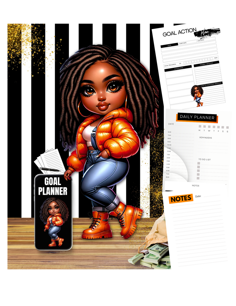 The Ultimate 3-in-1 Women's Goal Planner (Paperback)| Bougie Girls Do