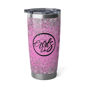 Bougie Girls Do 20oz Silver Tumbler