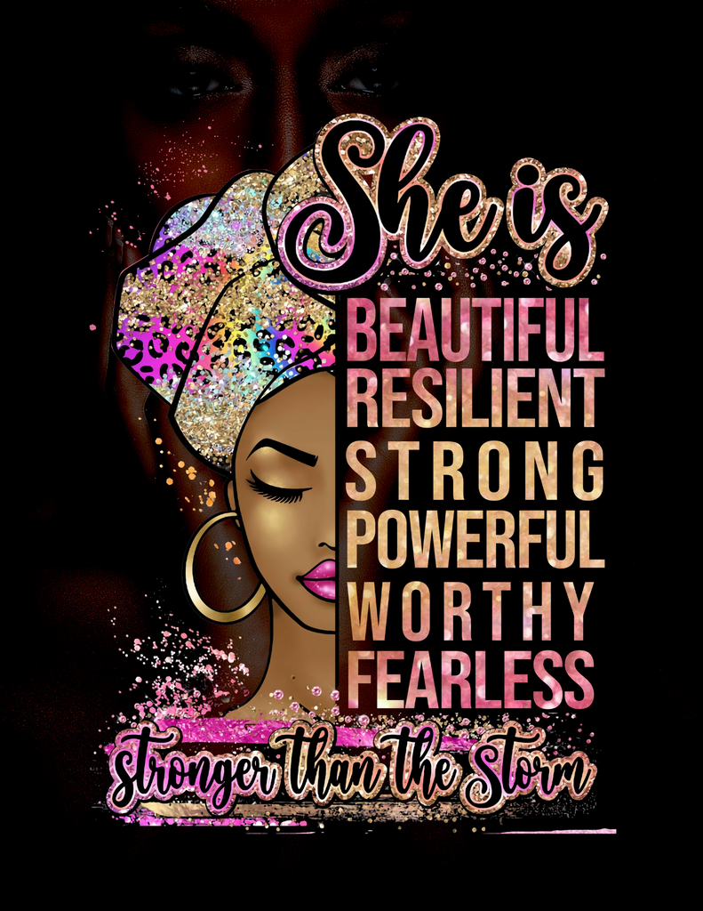 She is Stronger Than the Storm Hardcover Journal .........