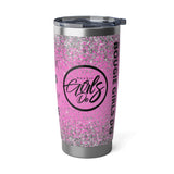 Bougie Girls Do 20oz Silver Tumbler