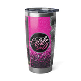 Bougie Girls Do 20oz Metallic and Hot pink Tumbler
