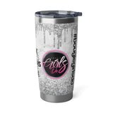 Bougie Girls Do 20oz Silver Tumbler