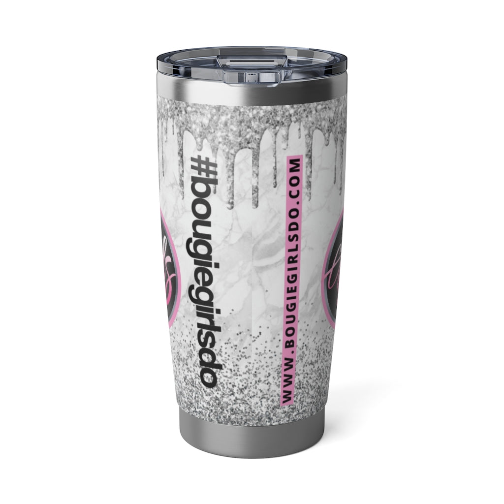 Bougie Girls Do 20oz Silver Tumbler