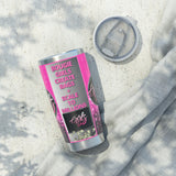 Bougie Girls Do 20oz Metallic and Hot pink Tumbler