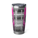 Bougie Girls Do 20oz Metallic and Hot pink Tumbler
