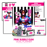 Bubble Gum Girl Goal (Paperback) Planner for Women of Color | Bougie Girls Do