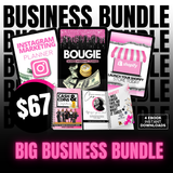 2025 Bougie Business Planner (PDF eBook) + Instagram Marketing Planner (eBook) + Shopify Store Business Planner (eBook) + How to Make 5K in 30 Days eBook | Strategies for Making Money in Any Season